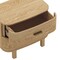 Manhattan Comfort Solara 30 in Solid Wood Nightstand in Natural Oak (2-Drawer) NS1788-1 - alternate 2
