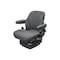 Uni Pro 424 Air Suspension Seat, 12-Volt, Charcoal Gray Fabric 8748 - alternate 1