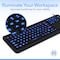 Delton M70/M41 Medical Grade Airtight Waterproof USB Backlit Computer Keyboard & Mouse, Black M71 - alternate 2