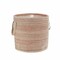Homeroots 19" Pink Fabric Basket 704887 - alternate 3