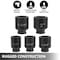 Vevor 19 Pcs Impact Socket Set 1/2 Inch Drive 3/8 inch to 1-1/2 inch Deep Length, 19PK 40CR - alternate 3