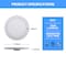 Energetic Lighting 11in LED Slim Ceiling Light, 1800 Lumens Dimmable Round Ultra-Thin Fixture CCT Selectable, 12PK E5DL11-92750-12P - alternate 2
