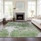 Homeroots 3' X 5' Green And Gray Abstract Washable Indoor Outdoor Area Rug 582938 - alternate 2