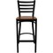 Flash Furniture Black Ladder Stool-Cherry Seat, PK2 2-XU-DG697BLAD-BAR-CHYW-GG - alternate 2