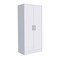 Homeroots 71" White Wood Two Door Single Drawer Combo Dresser 403754 - alternate 2