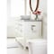 Amerock Esquire Polished Nickel/Black Bronze Contemporary Single Post Toilet Paper Holder BH26617PNBBR - alternate 2