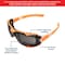 Interstate Safety Full-Seal Safety Glasses with Smoke Mirror Lens and Removable EVA Foam Gasket, Orange, 10PK 40254-BX - alternate 2
