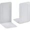 Acrimet Steel Metal Bookends for Shelves, Heavy Duty, for Large books, White, 2PK 292.9 - alternate 1