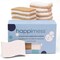 Happimess Natural Plant Based Non-Scratch Sisal Hemp/Cellulose Scrubbing Dish Sponge, Beige/White, 12PK WPE2000A-12SET - alternate 2