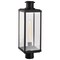 Nuvo Luca, Outdoor Post Lantern, Sand Black Finish, Clear Beveled Glass 60/8513 - alternate 2