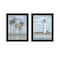 Homeroots Set Of Two Cape May Lighthouse And Palm Trees Black Framed Wall Art, 2PK 568580 - alternate 2