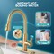Anzzi Sunset 4-in-1 Single Handle 17.5 in. Faucet with Boiler Tank and Filter in Brushed Gold KF-AZ401BG - alternate 2