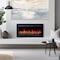Edendirect 36 in. Wall Mount Electric Fireplace in Black, Sleep Mode, Remote, Adjustable Flame Color and Speed ZR-ZHUMI-QBL-X36IN-BK - alternate 2