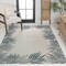 Jonathan Y Isla Coastal Cottage Palm Frond Border Blue/Cream 3 ft. x 5 ft. Indoor/Outdoor Area Rug TSN207C-3 - alternate 2