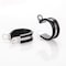 Grizzly Supply Cable Clamp, 1/4 in Bundle Dia., .59 in W, Rubber-Lined P-Clamp, 304 Stainless Steel, Black, 100PK GS-RPC5-1/4-C - alternate 1