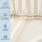 Arkwright Home Microfiber Fitted Sheets Queen Ivory w/ Blue Hem - Pack of 6, 6PK P-MFS-608012-IV - alternate 2
