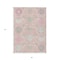 Homeroots 3' X 5' Pink Ivory And Gray Damask Washable Indoor Outdoor Area Rug 599442 - alternate 2