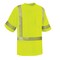 Reflective Apparel ANSI Type R Class 3 Short Sleeve T-Shirt with 3M Scotchlite Comfort Trim 104CT-LM-4T - alternate 2