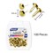 Bazic Products Brass-Plated Fasteners, 1/2in, 1200PK 250 - alternate 2