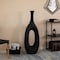 Uniquewise 44-Inch Frosted Black Fiberglass Tall Floor Vase - Decorative Vase for Modern Home Decor QI004676.L - alternate 2