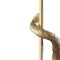 Homeroots 24" Gold Monkey Table Lamp With White Drum Shade 524262 - alternate 2