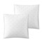 Homeroots White Queen Polyester 180 Thread Count Washable Down Comforter Set 528921 - alternate 2