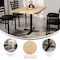 Flash Furniture Bennett 30 in x 48 in Solid Wood Indoor Tabletop in Natural with 23.75 in x 29.5 in Dining Height GSF-REC3048-NAT-T2230-GG - alternate 2