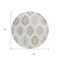 Homeroots 8' Ivory Khaki And Gray Round Southwestern Washable Indoor Outdoor Area Rug 615142 - alternate 2