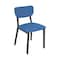 Bfm Seating Hamilton Side Chair, Grade 3 Vinyl Seat & Back - Steel Frame - Sand Black Finish JS10C2011-2011SB - alternate 1