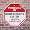 Signmission Protected By Home Security System 2, 10 Inch X 10 Inch, Aluminum Metal Signs OC-A-10-169 - alternate 2