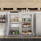 Koolmore 2 Door Stainless Steel Back Bar Cooler Counter Height Glass Door Refrigerator with LED Lighting BC-2DSW-SS - alternate 2