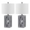 Jonathan Y Stewart 21.5" Farmhouse Wood LED Table Lamp, Gray, 2PK JYL1062D-SET2 - alternate 3