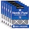 Nordic Pure 24x30x1 Plus Carbon Pleated Air Filter, High Capacity, MERV 12, 6 PK 24x30x1PM12C-6 - alternate 1