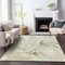 Homeroots 3' X 5' Ivory Gray And Gold Abstract Washable Indoor Outdoor Area Rug 597776 - alternate 2