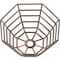 Safety Technology International Smoke Detector Guard, Stainless Steel, Flush Mount, 7 in W x 7 in H x 3 1/4 in D, Silver STI-9604-SS - alternate 1