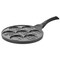 Megachef Happy Face Emoji 10.5 Inch  Aluminum Nonstick Pancake Maker Pan with Cool Touch Handle MC-HAPPYCAKES1 - alternate 3