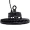 J&H Led 12 in. Black Integrated LED Dimmable High Bay Light at 30000 Lumens 3000K/4000K/5000K JH-UFO200W-95A - alternate 2