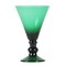 Martha Stewart Crispa 4 Piece 9.6 Ounce Handmade Glassware Set in Green 750123699M - alternate 2