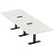 Skutchi Designs 12 Person Conference Table With Power Unit | 12' Rectangular Table | Harmony Series HAR-REC-48x144-T.BK-WA7976-EBLK - alternate 1