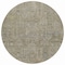 Homeroots 8' Taupe Gray And Beige Round Southwestern Washable Indoor Outdoor Area Rug 587094 - alternate 2