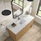 James Martin Vanities 60 in. Single Vanity, Light Natural Oak, w/Single Hole 3 CM White Zeus Quartz Top & Backsplash 330-V60S-LNO-1WZ - alternate 2