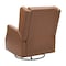 Flash Furniture Omma Swivel Glider Rocker Recliner Chair, Manual 360 Degree Swivel Wingback Recliner CY-RAC-537-CGNPU-GG - alternate 2