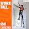 Surpro Double-Sided Drywall Stilts, Magnesium Base, 21 in - 31 in Height, QuadLock Contractor-Grade Stilts S2X-M-2131 - alternate 2