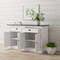 Homeroots Modern Farmhouse Black And White Buffet Server 388229 - alternate 2