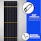 M-D Building Products 5 in. x 1/4 in. x 72 in. Bronze Aluminum Commercial Flat-Profile Threshold 69811 - alternate 2