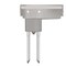 Koolmore 1 Compartment Stainless Steel NSF Commercial Kitchen Prep & Utility Sink with Drainboard SA121610-16L3 - alternate 3