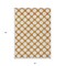 Homeroots 3' X 5' Orange And Ivory Polka Dot Washable Indoor Outdoor Area Rug 595259 - alternate 2