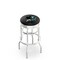 Holland Bar Stool Co 30" Chrome 2-Ring San Jose Sharks Swivel Bar Stool, Accent Ring L7C3C30SJShar - alternate 1