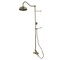 Kingston Brass Tub Wall Mount Rain Drop Shower System with Hand Shower, Antique Brass CCK6173 - alternate 1