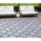 Homeroots 9' X 12' Denim Blue Indoor Outdoor Area Rug 522146 - alternate 1